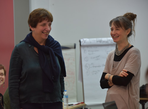 DR MARIE-CHRISTINE CABIE ET SOPHIE TOURNOUËR EN FORMATION THÉRAPIES BRÈVES ORIENTÉES SOLUTION