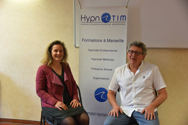 Laurence ADJADJ et Laurent GROSS à l'occasion de sa Masterclass Hypnose, EMDR-IMO à Marseille Laurence ADJADJ et Laurent GROSS à l'occasion de sa Masterclass Hypnose, EMDR-IMO à Marseille